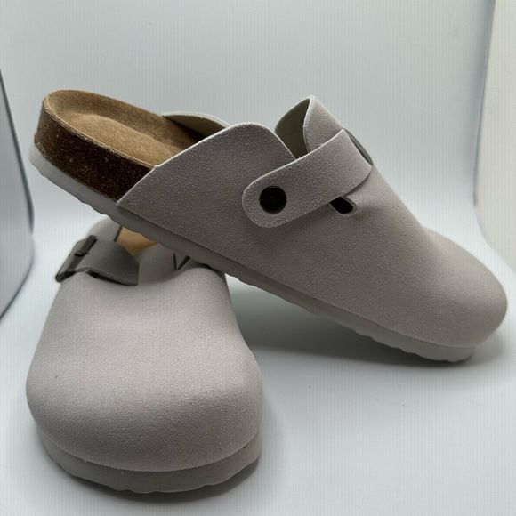 CUSHIONAIRE Womens Clog 9 WIDE GRAY - Picture 6 of 7